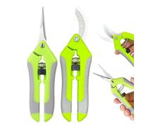 Garden Shears for Tree Pruning, 2-Piece Set of Hand Cutters, Plant Shears for Plants, for Farm, Landscaping, Backyard, Greenhouse, Indoor Kitchen, Outdoor