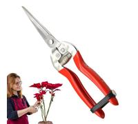 Garden Shears Stainless Steel Garden Scissors - Bonsai Tool Rose Scissors Fruit Tree Scissors for Cutting Vines Citrus Plants Flower Shaping and Precision Cut Multipurpose Outdoor Indoor Utility