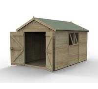 Garden Shed 12×8 Apex Timberdale Double Door