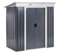 Garden Shed ACILIA 174 cm 110 cm Graphite Grey