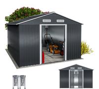 Garden Shed Anthracite Metal 312x257x177,5cm