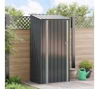 Garden Shed Anthracite Metal 103x74x200cm Lockable Weatherproof Outdoor Storage