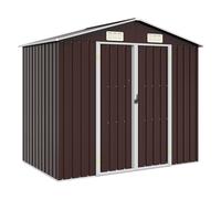 Garden Shed Galvanised Steel Outdoor Tool Storage House Multi Colours vidaXL