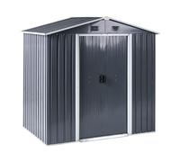 Garden Shed CIRELLA 194 cm 118 cm Graphite Grey
