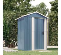 Garden Shed Galvanised Steel Outdoor Shed Bin Storage Multi Colours vidaXL