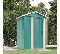 Garden Shed Galvanised Steel Outdoor Shed Bin Storage Multi Colours vidaXL