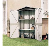 Garden Shed Galvanised Steel Outdoor Tool Storage Shed Multi Colours vidaXL