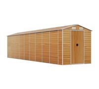 Anthracite Galvanised Steel Garden Shed 191 x 810 x 198 cm Outdoor Storage Large