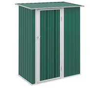 Garden Shed Metal 4.7x2.8ft Tool Storage Bike Bin Store Lockable Steel Green