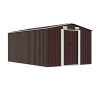 Garden Shed Metal Outdoor Tool Storage House Cabin Patio Tool Shed vidaXL