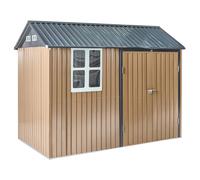 Garden Shed NOCCIANO 313 cm 220 cm Brown