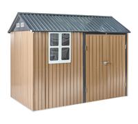 Garden Shed NOCCIANO 313 cm 220 cm Brown