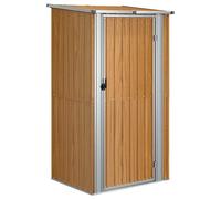 Garden Shed Outdoor Storage House Patio Tool Organiser Galvanised Steel vidaXL