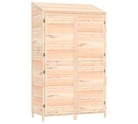 Garden Shed Outdoor Storage House Patio Tool Organiser Solid Wood Fir vidaXL