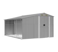 Garden Shed Outdoor Storage Shed Patio Yard Tool Shed Galvanised Steel vidaXL