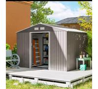 Garden Shed Storage Large Yard Store Sliding Door Metal Roof Tool Box UK STOKE