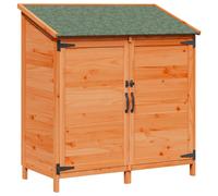 Garden Shed with Roof with Storage with Lock Solid Fir Wood Wooden Tool vidaXL