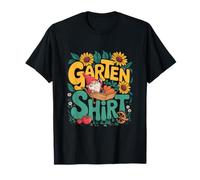 Garden Shirt with Wheelbarrow Gnome and Vegetables T-Shirt
