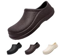 Garden Shoes For Men - Men's Chef Shoes Large Black Kitchen Work Shoes And Waterproof Shoes Lightweight Men's Garden Clogs Garden Work Shoes Kitchen Non-Slip Oil Resistant Safety Shoes