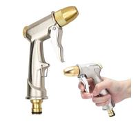 Garden Shower, 100% Metal Gardena Spray, Gardena Shower, High Pressure Zinc Alloy, Adjustable Water Flow, for Garden Watering, Car Washes