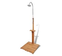 Garden Shower Fir Wood Outdoor Beach Swimming Poolside Complete Shower Units