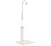 vidaXL Garden Shower White Wood UK HOT