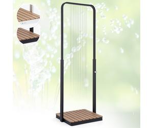 Garden Shower Outdoor Camping Outside Floor Portable Sauna Shower with Hose WPC