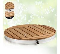 Garden Shower Outdoor Camping Outside Floor Portable Shower with Teak Base 4 m
