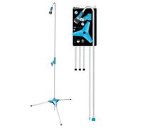 Garden Shower Outdoor Portable Cellfast Adjustable Water Stream 228cm Aluminium