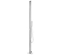 Garden Shower Stainless Steel Outdoor Bath Tower Faucet Stands Outside vidaXL