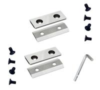 Garden Shredder Chipper Blades Knives With M6 Screws | For SCREWFIX TITAN TTB3535HR 2500W Garden Chipper