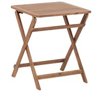 Garden Side Table PARAGGI 60 cm 60 cm Certified Acacia Wood Brown