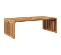 Garden Side Table Solid Teak Wood Outdoor Contemporary Patio Terrace vidaXL