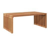 Garden Side Table Solid Teak Wood Outdoor Contemporary Patio Terrace vidaXL