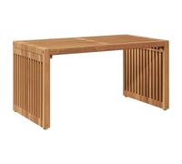 Garden Side Table Solid Teak Wood Outdoor Contemporary Patio Terrace vidaXL
