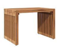 Garden Side Table Solid Teak Wood Outdoor Contemporary Patio Terrace vidaXL