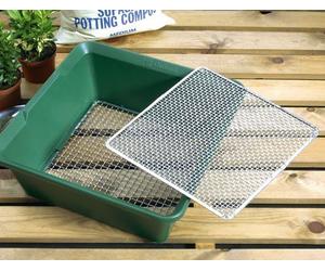 Garden Sieve 2 in 1 by Garland Galvanised Steel Fine Mesh Compost Riddle