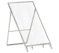 Garden Sieve Galvanised Steel Compost Grid Strainer Soil vidaXL