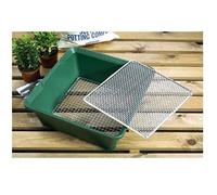 Garden Sieve Riddle Garland '2 in 1' Sieve Green Made From Tough Galvanised Wire