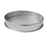 Garden Sieve Riddle Sieve Gardening Tool Lightweight Stainless Steel Sifting Pan Mesh Filter 12mm(12mm)