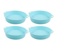 Garden Sieve Soil Sifter 4-Pack 3mm Mesh PP(blue)