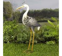 Smart-Solar Garden Sculpture Silhouette Heron – Solar LED Outdoor Light