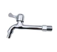 Garden Sink Tap, Chrome Faucet, 304 Stainless Steel Sink Faucet, Exterior Sink Tap, Wall Mounting, Bathroom Faucet with Standard 1/2" Connections, Faucet for Home, Garage, Garden.