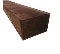 Garden Sleeper Timber Railway Sleeper Pressure Treated Softwood Landscaping Timber (BROWN, 100 x 150 x 1200mm)