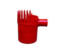 Garden Small Fruit Picker, PP Cup Harvest Tool with Red Body, Comb Front, Hand Guard Barrier, Jujube Gathering Helper Small Fruit Harvester Garden Cup Picker Jujube Gatherer Red Pp Harvesting