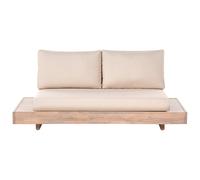 Garden Sofa 2 Seater MARETTIMO Certified Acacia Wood Beige