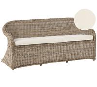 Garden Sofa 3 Seater SUSUA Rattan Natural