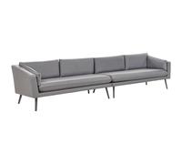 Beliani Garden Sofa 4 Seater Loretello Grey, Grey
