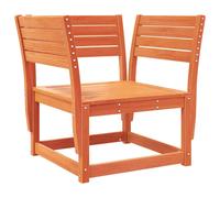 vidaXL Garden Chair Outdoor Dining Chair Balcony Chair White Solid Wood Pine