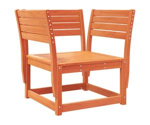 Garden Sofa Armrest with Cushions Outdoor Sofa Couch Solid Wood Pine vidaXL